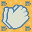 pixel art thumbnail representing the app, Clap-Along